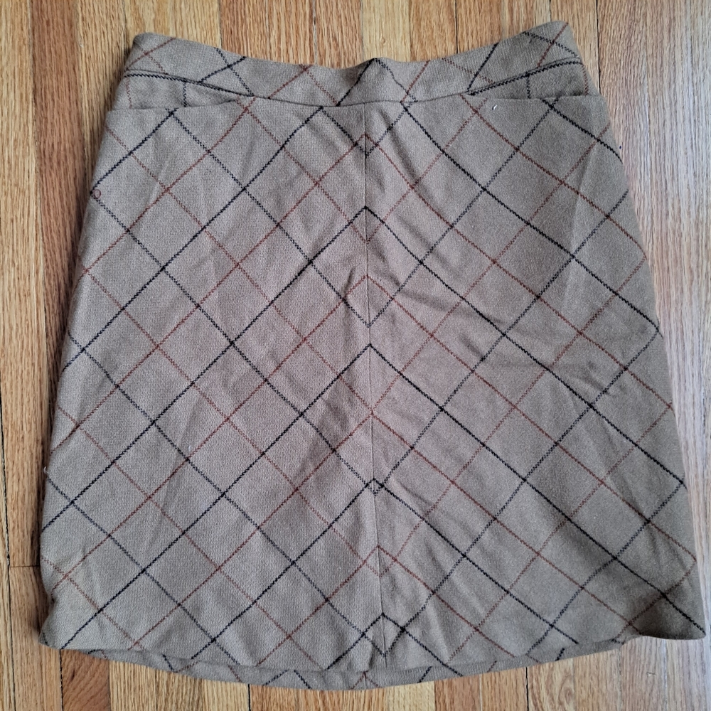 Wool pencil skirt